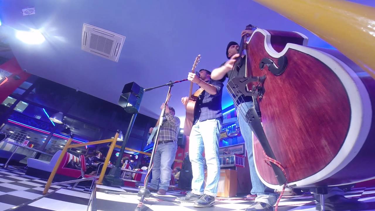 FANCY HOPPERS LIVE 1950 American Diner Pontedera ☆ Rockabilly Old