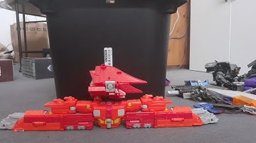 transformers titans returns sentinel prime transformation stop motion