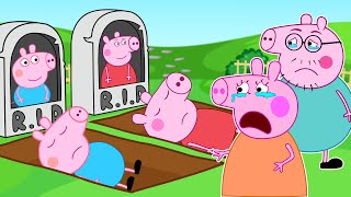 No!!! Please Wake Up Peppa and George | Peppa Pig Funny Animation