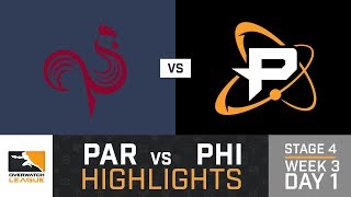 HIGHLIGHTS Paris Eternal vs. Philadelphia Fusion | Stage 4 | Week 3 | Day 1 | Overwatch League