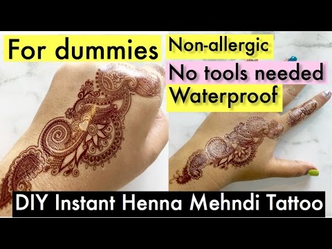 DIY Instant Henna Style Water Proof Mehndi Tattoo For Special Occassions | HennaAndNailArt