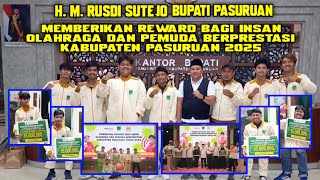 ESI KAB. PASURUAN | Bupati Pasuruan berikan Reward Atlet Esports Kab.Pasuruan dan Atlet lainnya 2025