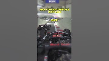 Max overtake in pit lane #f1 #formula1 #max #automobile #sports #season