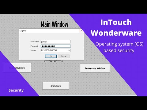 InTouch SCADA- Operating system (OS) based security - Tutorial for beginner