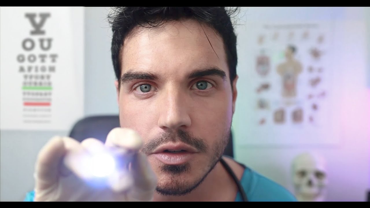 ASMR | МЕДИЦИНСКИЙ ОСМОТР головы, ушей, глаз, носа, горла (ролевая игра «Доктор»)