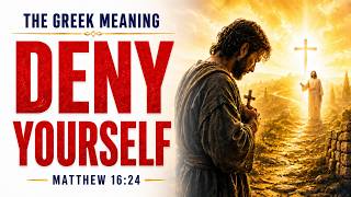 Matthew 16:24: The Greek Meaning of “Deny Yourself” Before Following Jesus | Deep Bible