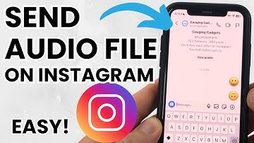 How to Send Audio File on Instagram