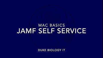 Endpoints: JAMF Self Service