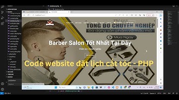 Website Đặt lịch cắt tóc - Quản lý tiệm cắt tóc ngôn ngữ PHP