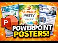how to make a poster using power point