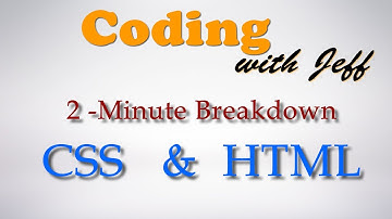 HTML & CSS - A 2 Minute Breakdown