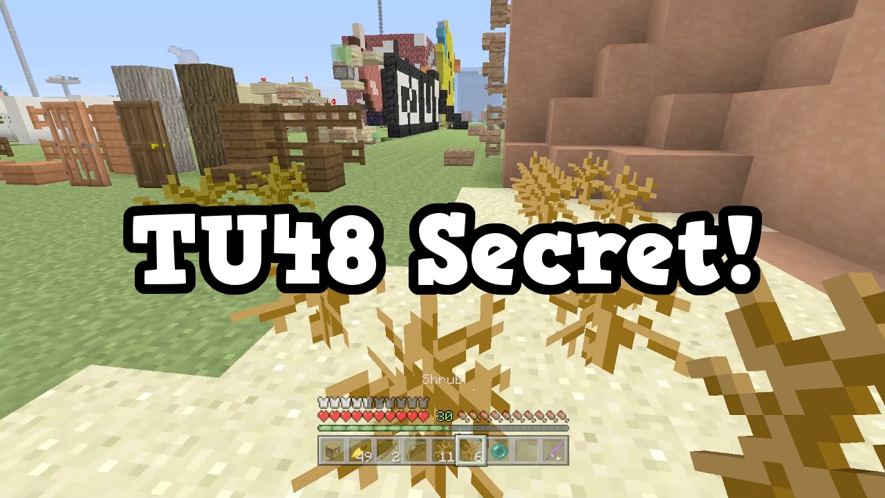 Minecraft Xbox One / PS4 - TU48 Secret Feature!