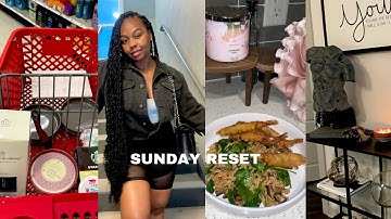 SUNDAY RESET VLOG | CLEANING MY APARTMENT | TARGET & TRADER JOE