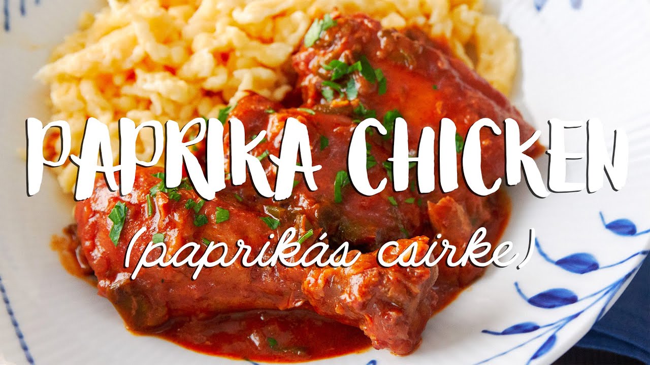 Chicken Paprikash (Paprika Chicken)