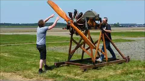 80hp Gnome / Le Rhone 9C Rotary Engine