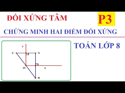 Video ĐỐI XỨNG TÂM. CHỨNG MINH HAI ĐIỂM ĐỐI XỨNG QUA MỘT... - youtube