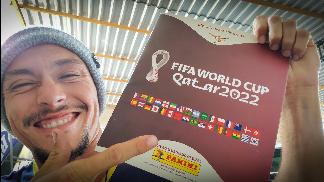 asmr ⚽️ Unboxing do ÁLBUM e FIGURINHAS da COPA