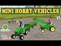 Farming Simulator 19: My Mini Hobby Vehicles! #2 John Deere 332 Lawn Tractors!!