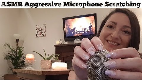 ASMR Aggressive Microphone Scratching -No Talking After Intro