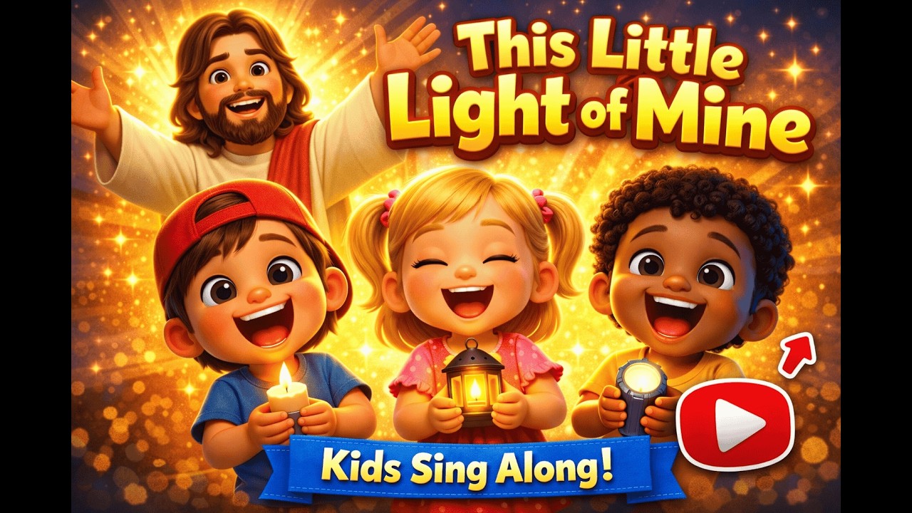 «Мой маленький огонёк» | Детская христианская песня 🌟 Подпевайте
