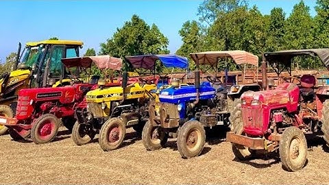 JCB 3DX ECO Loading mud sonalika 275 Powertrac Tractor and Trolley me Loading || New Video ||