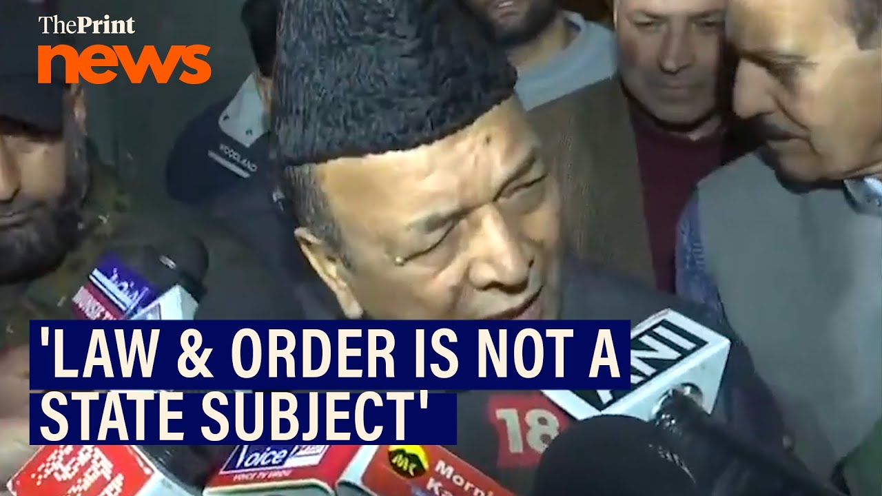 'Law & order not a state subject', says Jammu & Kashmir Assembly Speaker