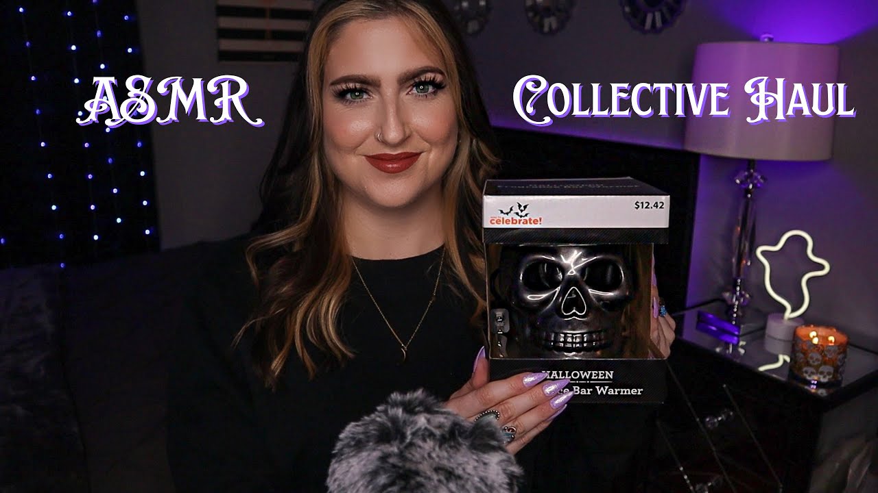 ASMR | Small Collective Haul 🛍 (Beauty & Halloween)