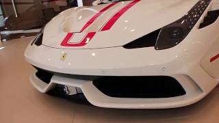 White ferrari 458 speciale -