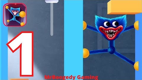 Stretch Huggy Poppy (Level 1 to 15) Gameplay Walkthrough-1 (Android,iOS)