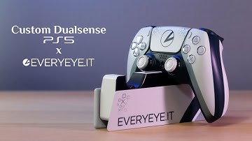 PS5 Dualsense Custom Painted Controller for Everyeye