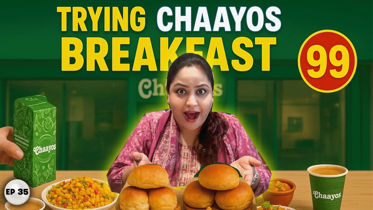 TRYING CHAAYOS BREAKFAST AT 99/- 🤩 | WASEEMA KHAN OFFICIAL 