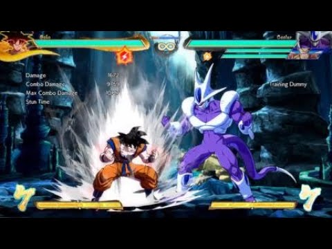DRAGON BALL FighterZ_ Goku Base,combo 98%