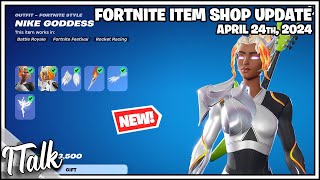 *NEW* NIKE GODDESS \& MORE! Fortnite Item Shop [April 24th, 2024] (Fortnite Chapter 5)