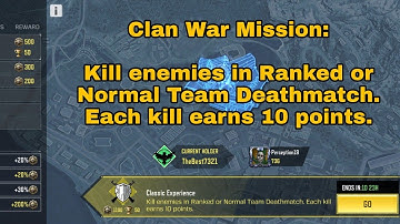 Kill Enemies in Ranked or Normal Team Deathmatch | Each Kill Earns 10 Points COD Mobile | Wisdom