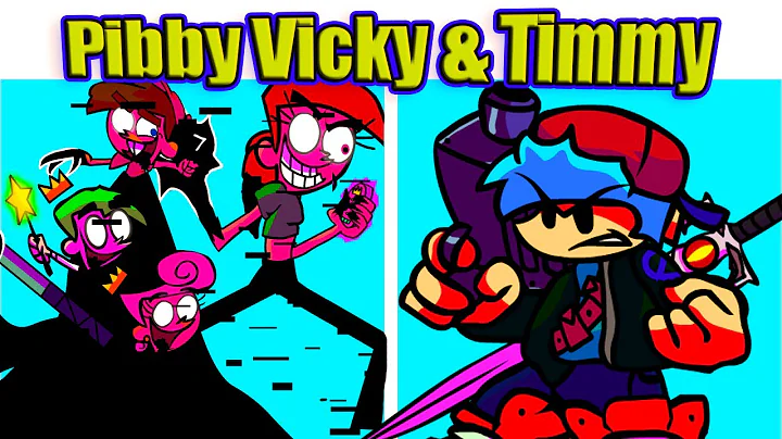 Friday Night Funkin VS Pibby Vicky & Timmy | Glitc...