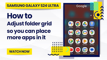 Samsung Galaxy S24 Ultra : How to add more apps within a folder in your Home and Apps screen