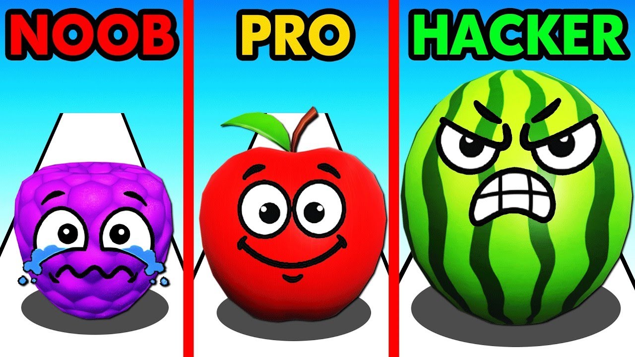 FRUTAS NOOB vs PRO vs HACKER