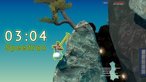 Getting Over It Speedrun In 3 Minutes (Android) | YT Jerry Op