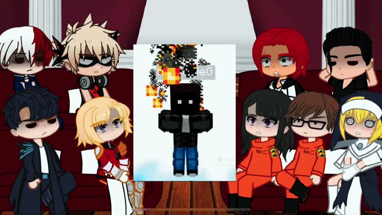 Anime Characters react to HamoodeG || Gacha react 🇧🇷🇺🇸