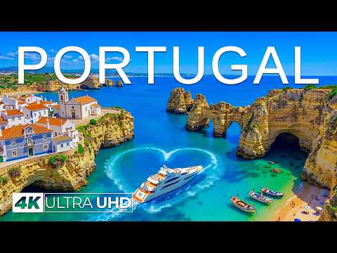 Portugal 4K Drone Footage | Lisbon, Algarve Coast & Stunning Atlantic Ocean Views