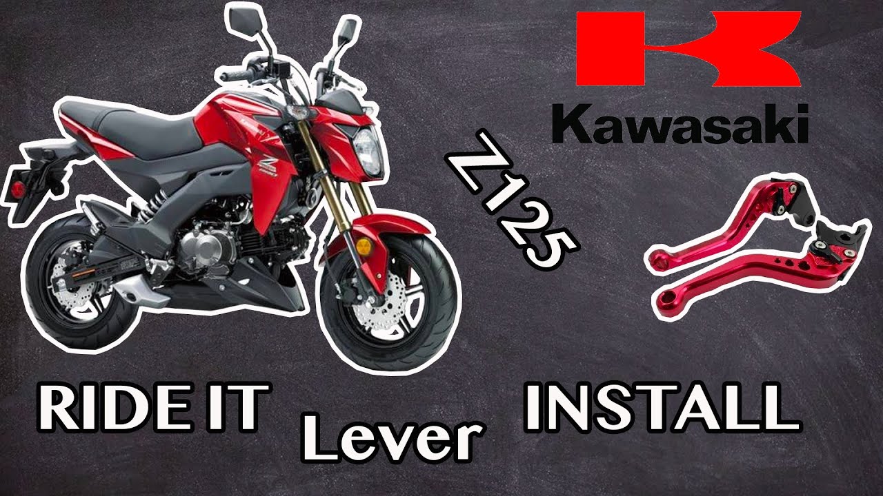 Installing Short Levers on a KAWASAKI Z125 from Ride IT YouTube