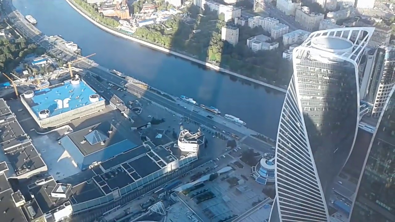 Москва-Сити.Вид с башни Федерация восток. - YouTube