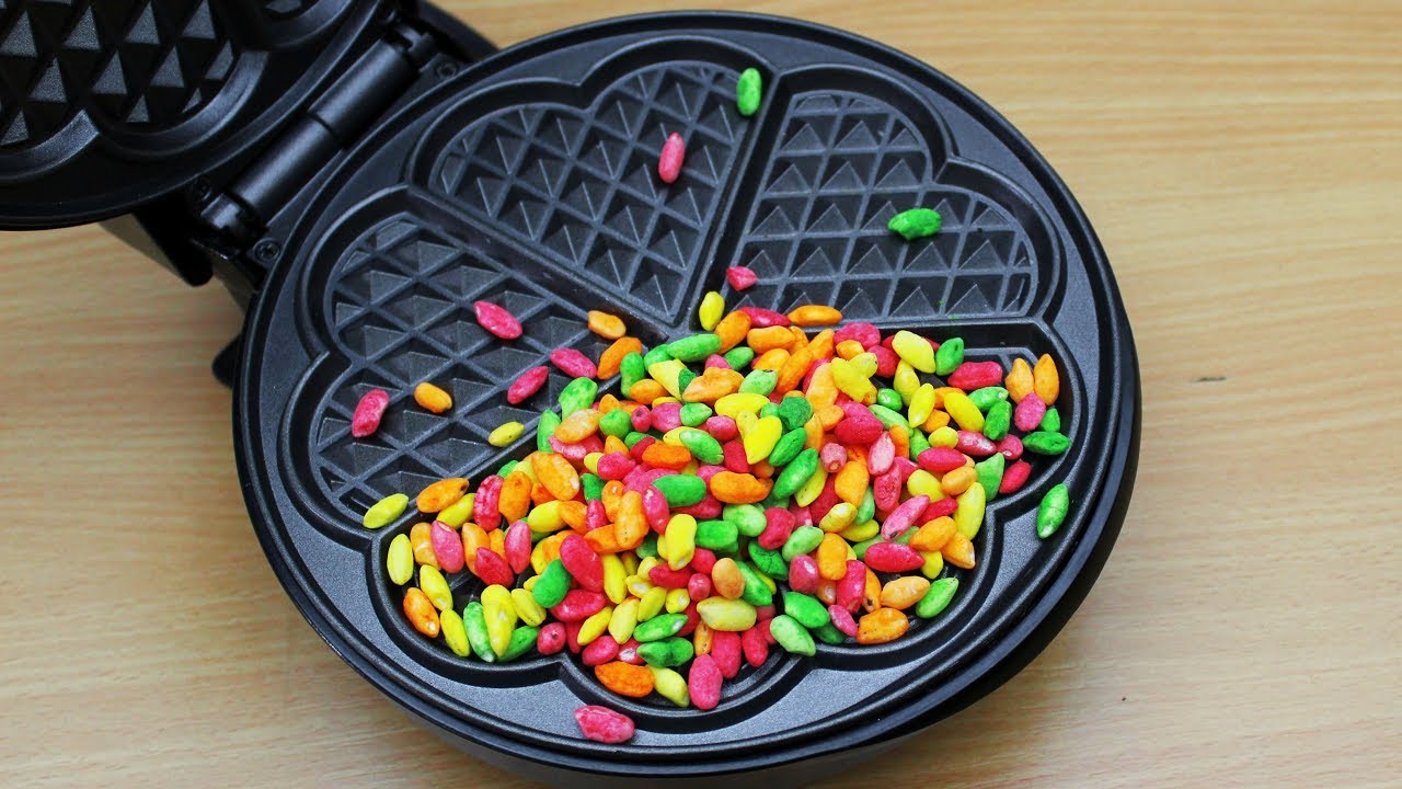 EXPERIMENT WAFFLE IRON vs RAINBOW RICE