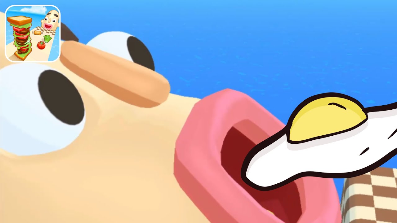 Sandwich Runner 3D 🍔 All Levels Walkthrough Mobile Gameplay iOS,Android NEW GAME BIG UPDATE!!! XSTBH