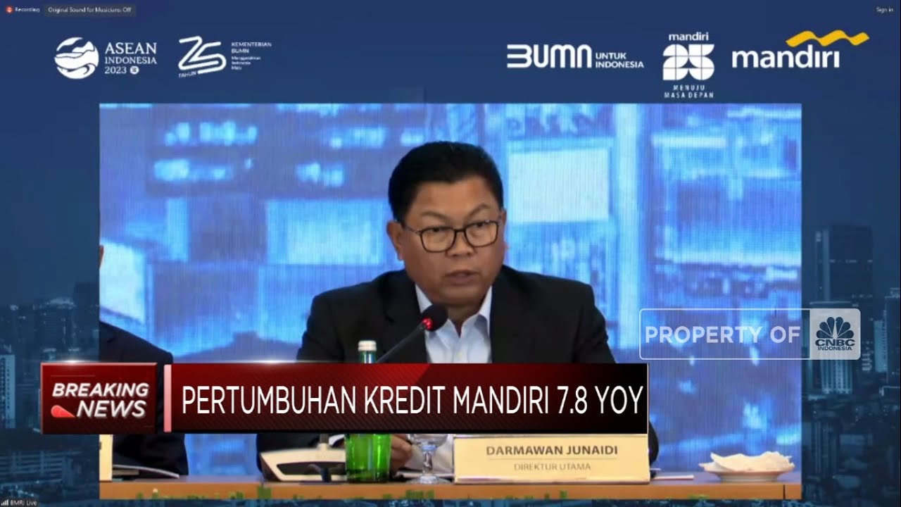 Naik 24,9%, Bank Mandiri Cetak Laba Rp 25,23 Triliun di H1-2023
