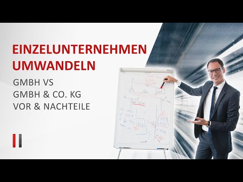 Einzelunternehmen umwandeln in GmbH oder GmbH & Co. KG? Alle Vorteile vs. Nachteile beachten!