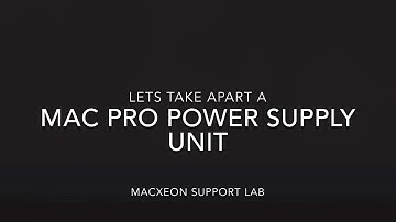 Take apart a Mac Pro Power supply unit