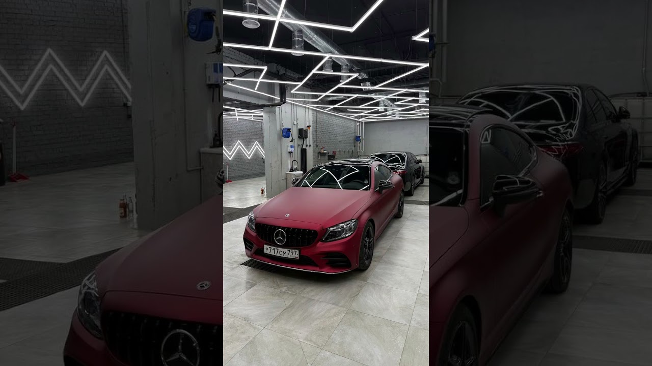 Mercedes-Benz в цветной полиуретан Carbins Color PPF Romanee Red MF-05R 😍👍
