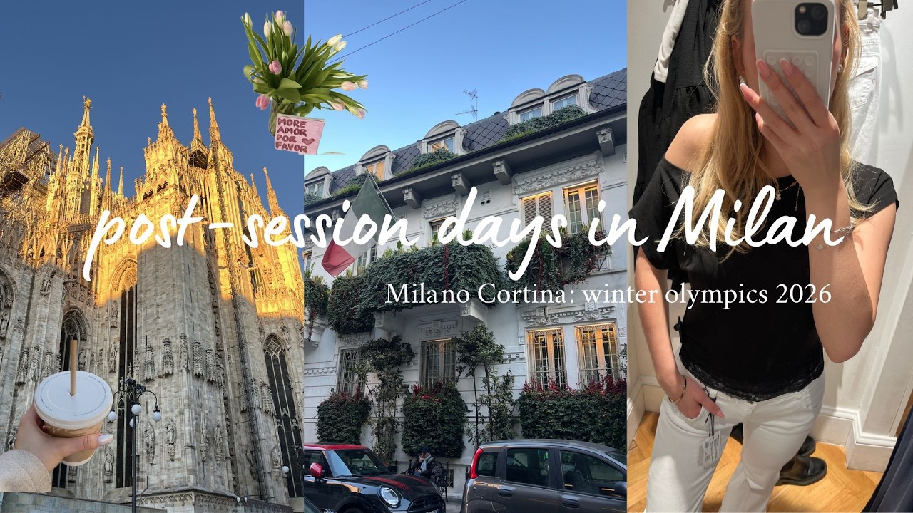 post-session days in Milan🌸: winter Olympics 2026🏅, Valentine's Day💐, dorm life 🛏️