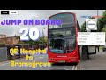 🚌 Route 20 from QE Hospital to Bromsgrove | Essential Link | Ultimate Transit Guide 🚍🏥